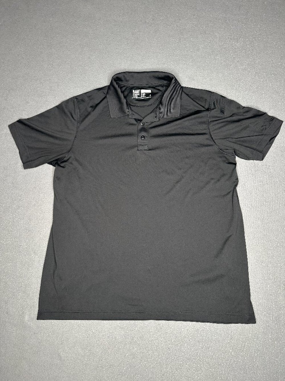511 Tactical Men's Solid Black Performance Polo Shirt #71507
